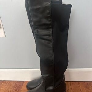 Black Knee-High Boots